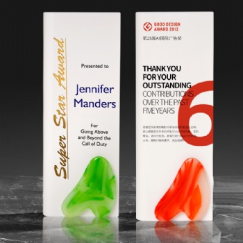 ADL High Quality Business Gifts New Design Crystal Glass Crafts Marble Stone Basketball Trophy As an Award or Recognition