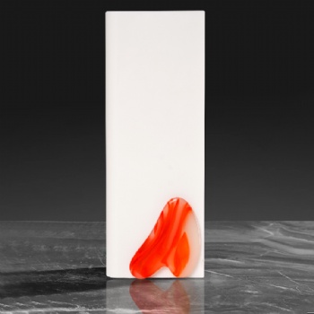 ADL High Quality Business Gifts New Design Crystal Glass Crafts Marble Stone Basketball Trophy As an Award or Recognition