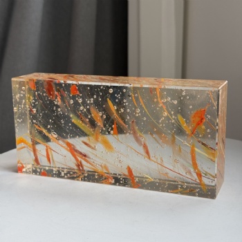 ADL New Design Colorful Colored Fine Ground Glass Blocks Glass Bricks for Wall Decor Building House Directly From China