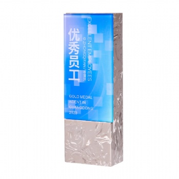 ADL Factory Crystal Glass Crafts Marble Stone Colorful Background Basketball Sports Trophy Award Excellent for Recognition