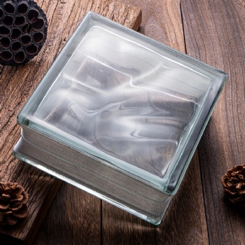 ADL Hollow Clear Transparent Glass Bricks Block 190*190*80mm Durable Bathroom Building Wall Decoration Modern Wholesales Factory