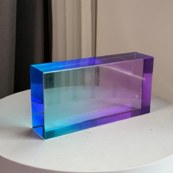 ADEL Solid Glass Bricks for Kitchen & Bedroom Wall Decoration Privacy Protection Modern Style Painted Color for Home Decoration