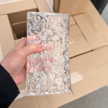 ADL Solid Clear Decorative Fire-Resistant Glass Bricks Waterproof Building Wall Tiles Wholesales Factory Products China