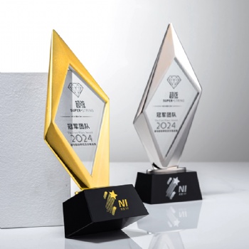 ADL Crystal Trophy Awards with Customized Logo Engraving Polished Fashion Trend Competition Crafts Gifts High-Quality