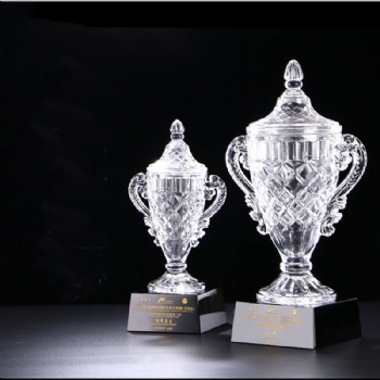 Crystal cup trophy